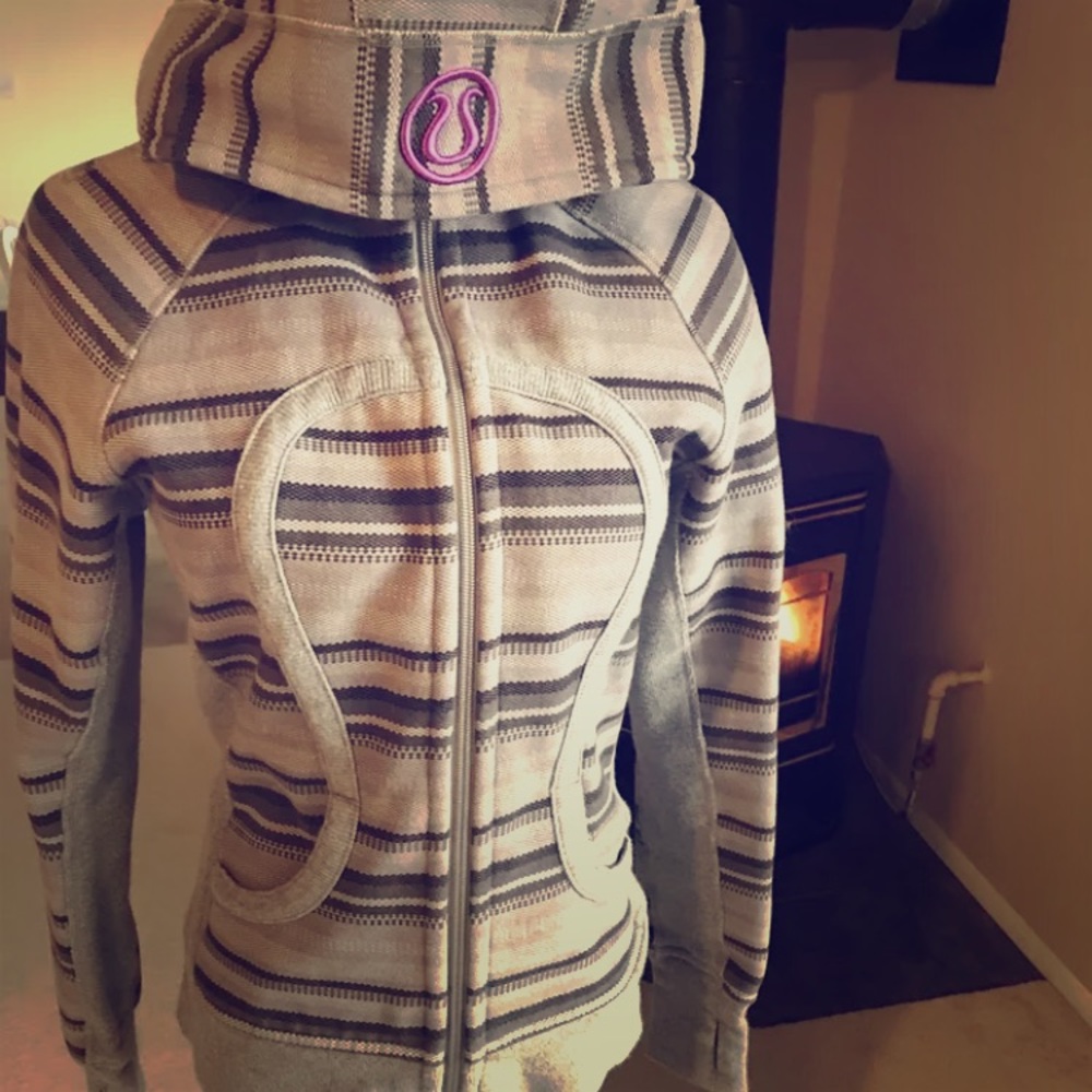 LULULEMON Scuba Hoodie Jacket 6 Gray Sweater